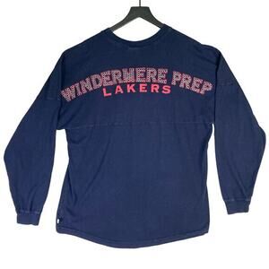 Windermere Prep Lakers Blue Long Sleeve Shirt Unisex‎ XL Oversized
